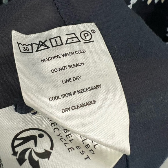 OuterKnown Canyon blue floral clip dot midi dress - Picture 10 of 12